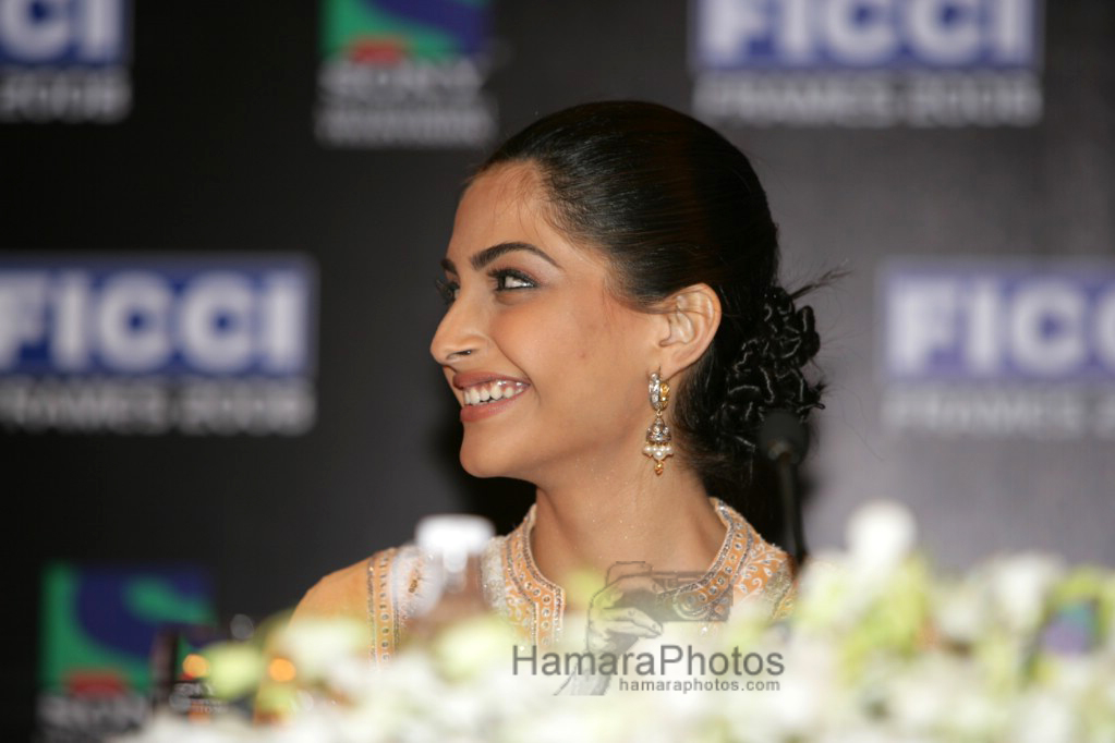 Sonam Kapoor At The FICCI Frames Inauguration In Rennaisance Powai On 